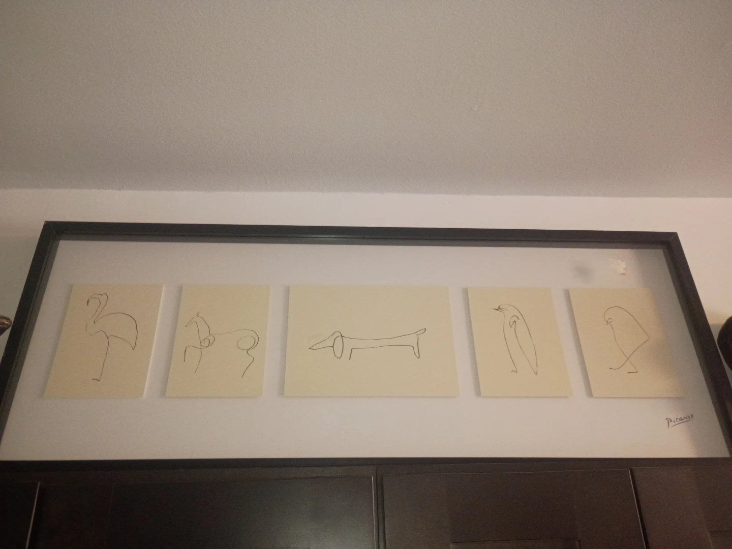 Vintage  Picasso framed artwork