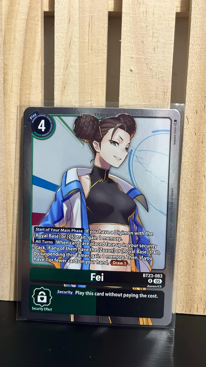 Digimon Card Game BT23-083 Fei Tamers R Rare