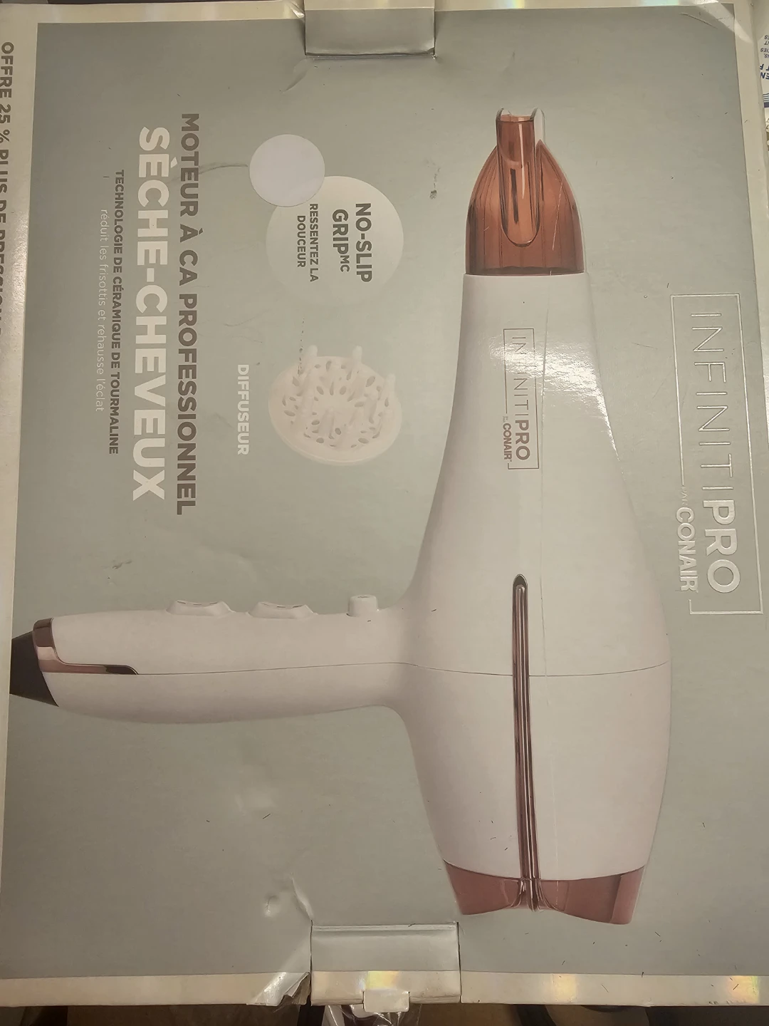 Conair InfinitiPro Hair Dryer with Diffuser - photo 2