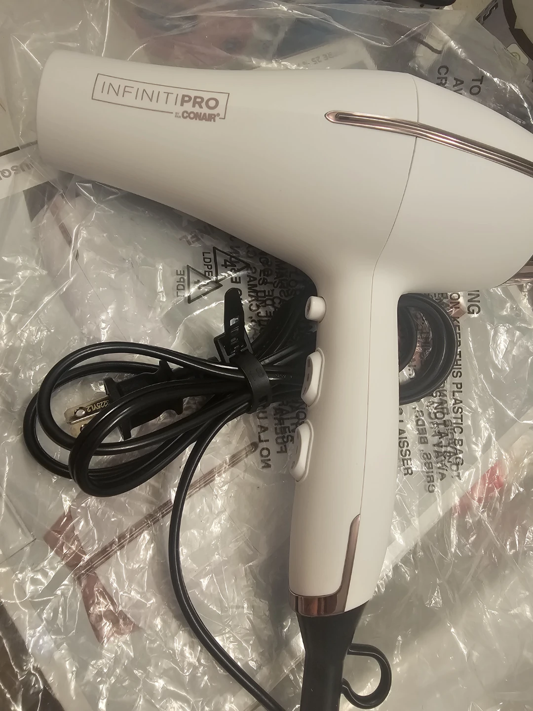 Conair InfinitiPro Hair Dryer with Diffuser - photo 3