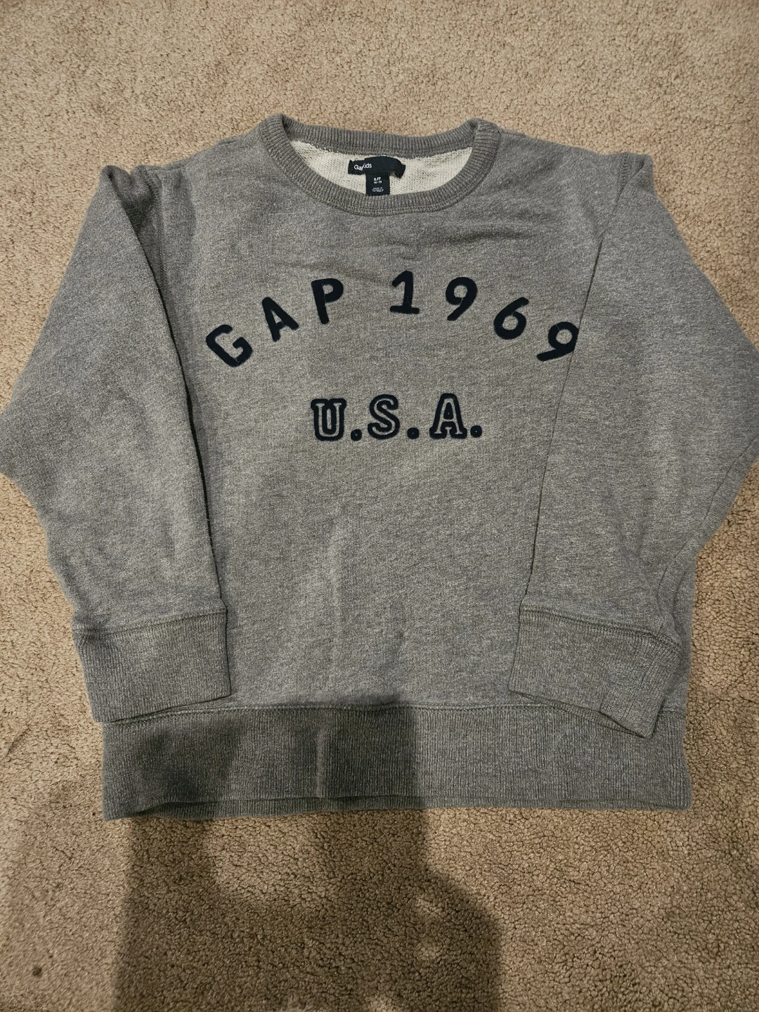 Gap Kid 6 -7  -1969 USA Crewneck Sweatshirt