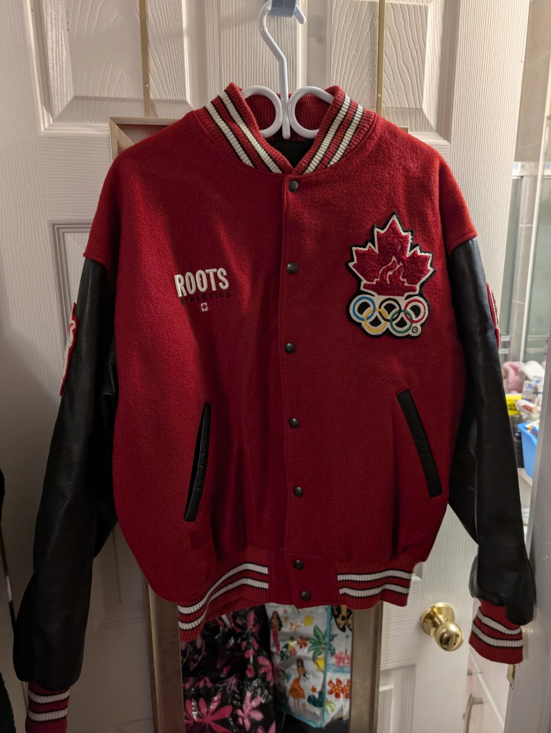 Roots Athletics Canada Nagano 1998 Olympic Bomber Jacket Medium