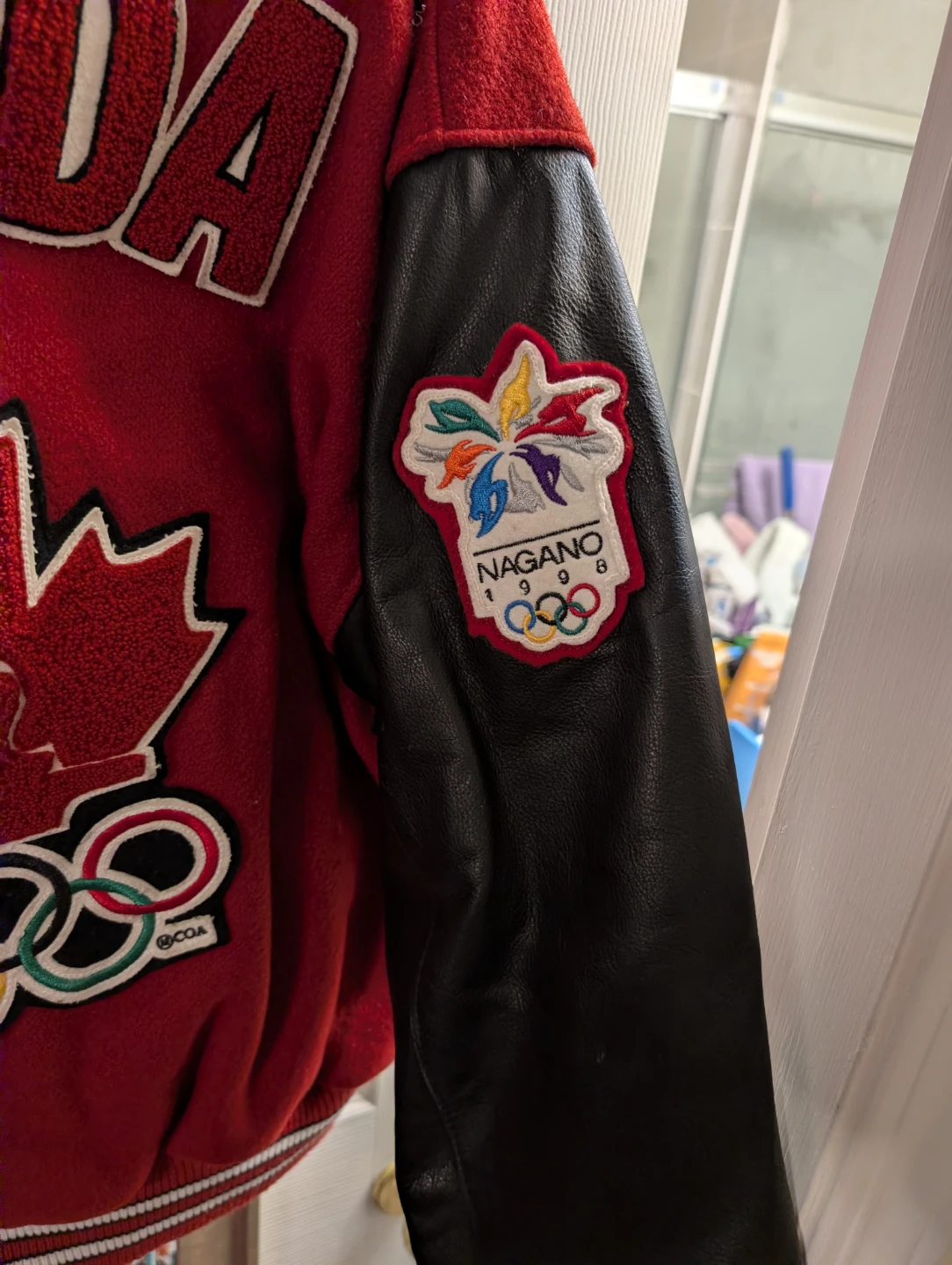 Roots Athletics Canada Nagano 1998 Olympic Bomber Jacket Medium - photo 5