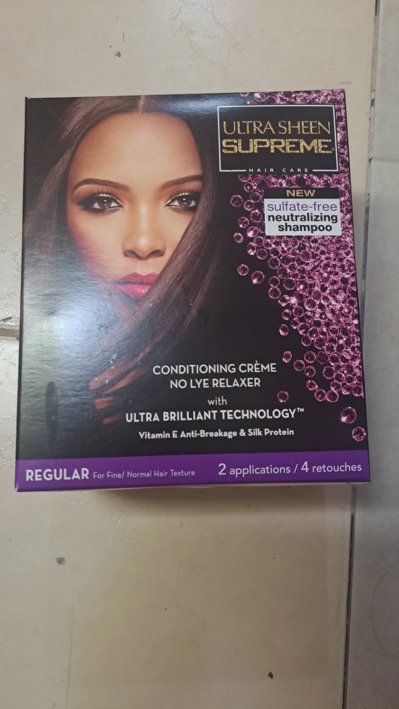 Ultra Sheen Supreme Hair Care Conditioning Crème No Lye Relaxer