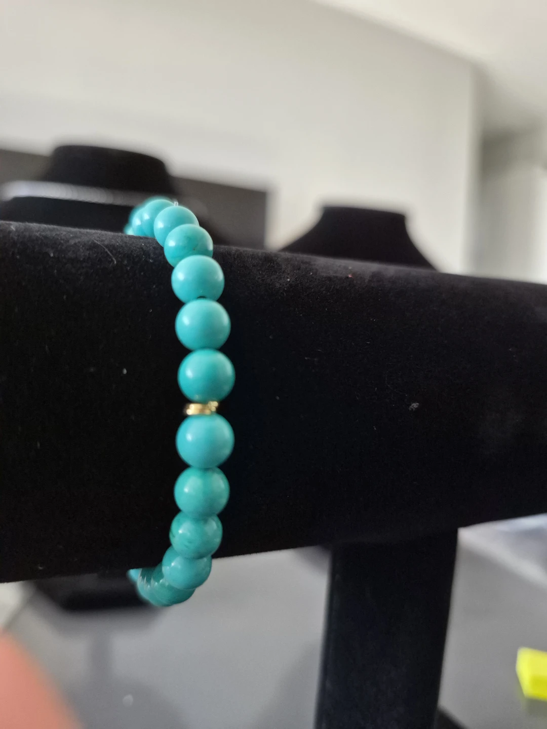 Turquoise Beaded Stretch Bracelet - photo 5