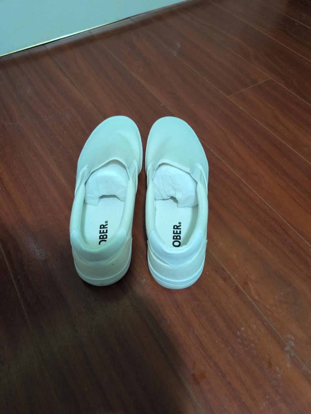 White Slip-On Canvas Shoes - photo 3