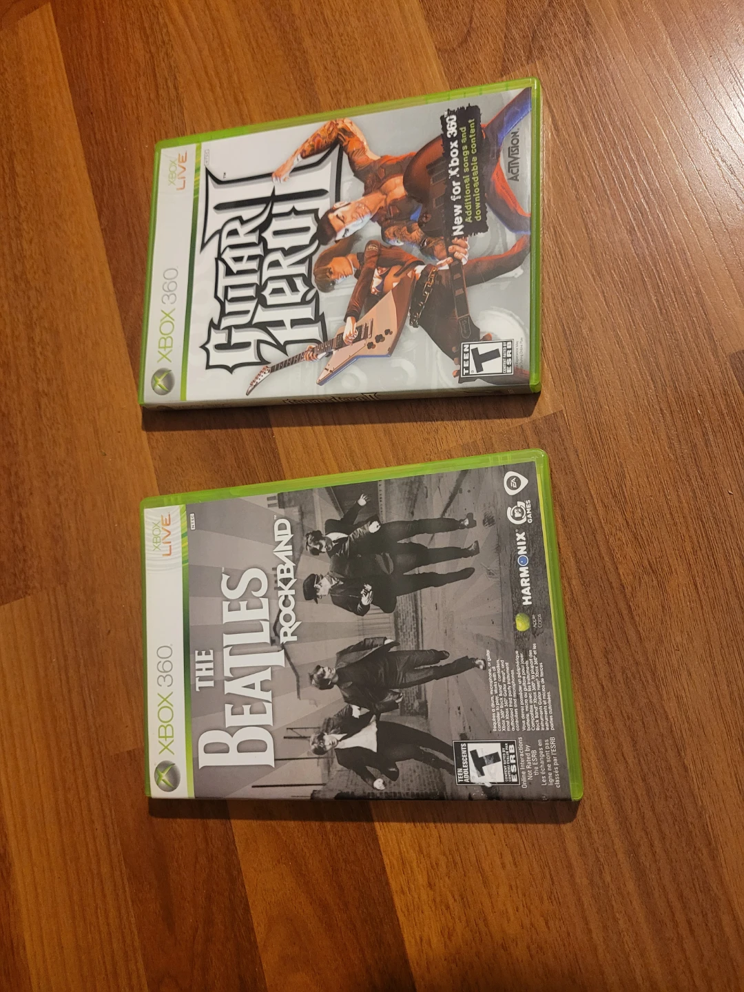 The Beatles Rock Band & Guitar Hero 3 Xbox 360 Games