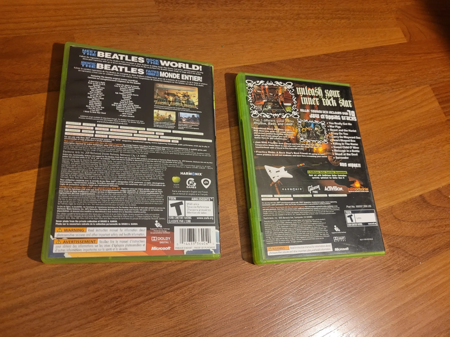 The Beatles Rock Band & Guitar Hero 3 Xbox 360 Games - photo 4
