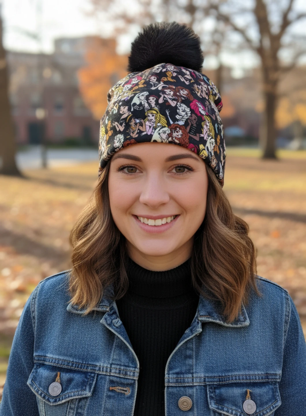 Disney Princess Beanie with Pom Pom