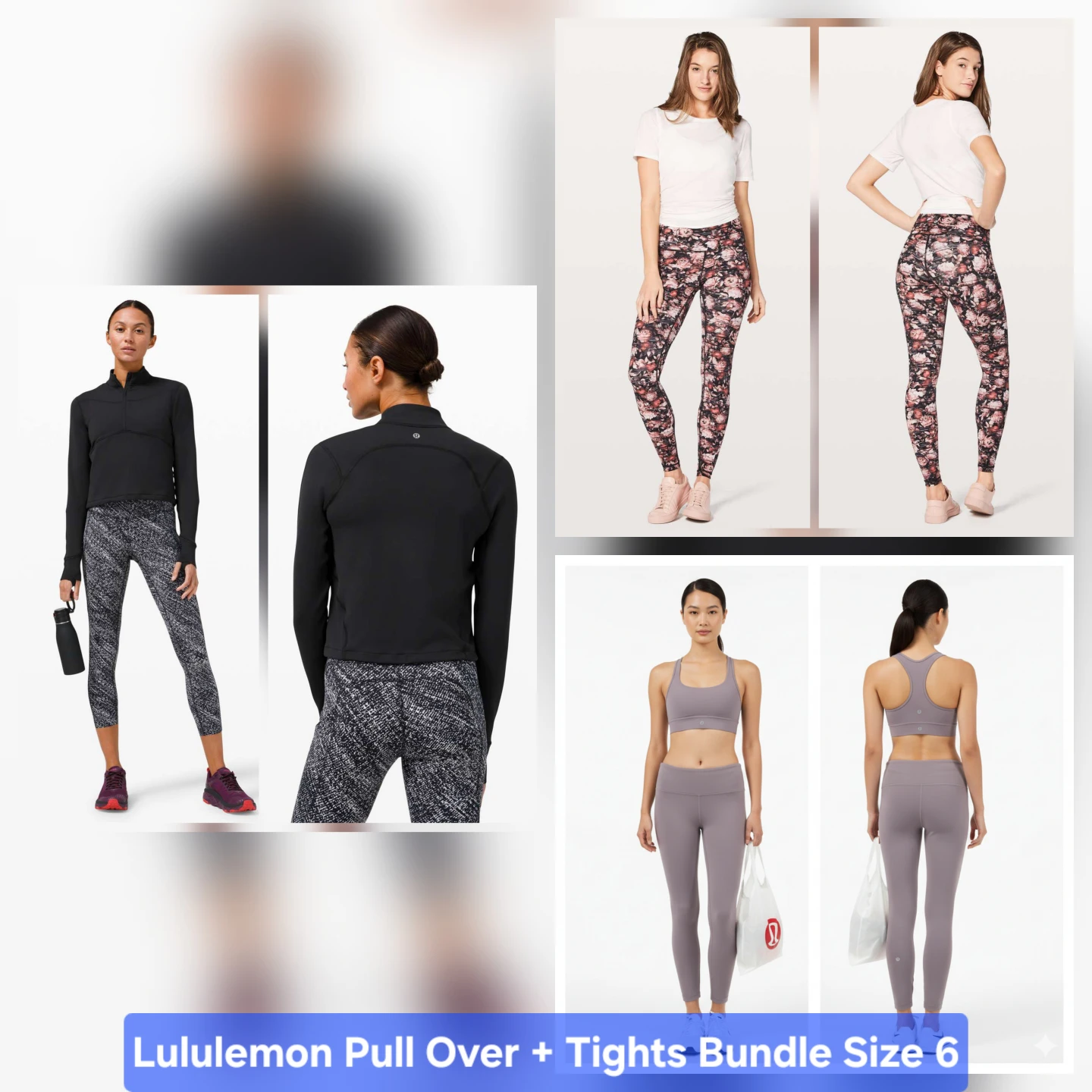 Special Lululemon Pull Over + Tights Bundle Size 6 🏆