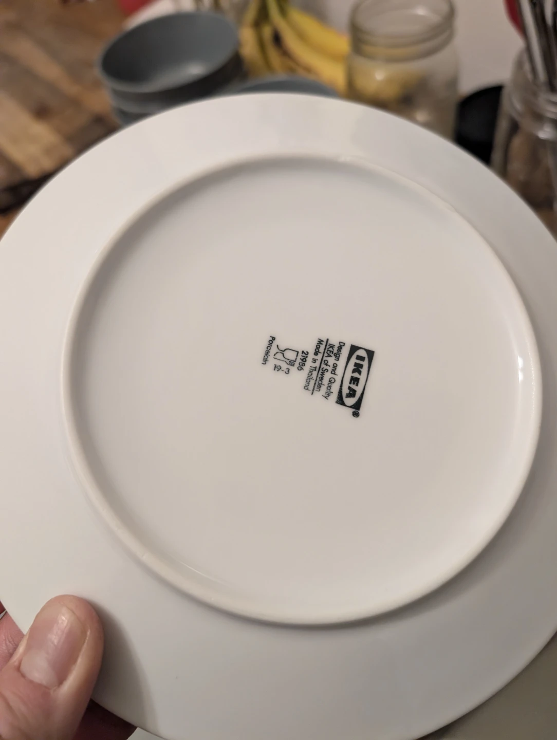 IKEA White Dinner Plates