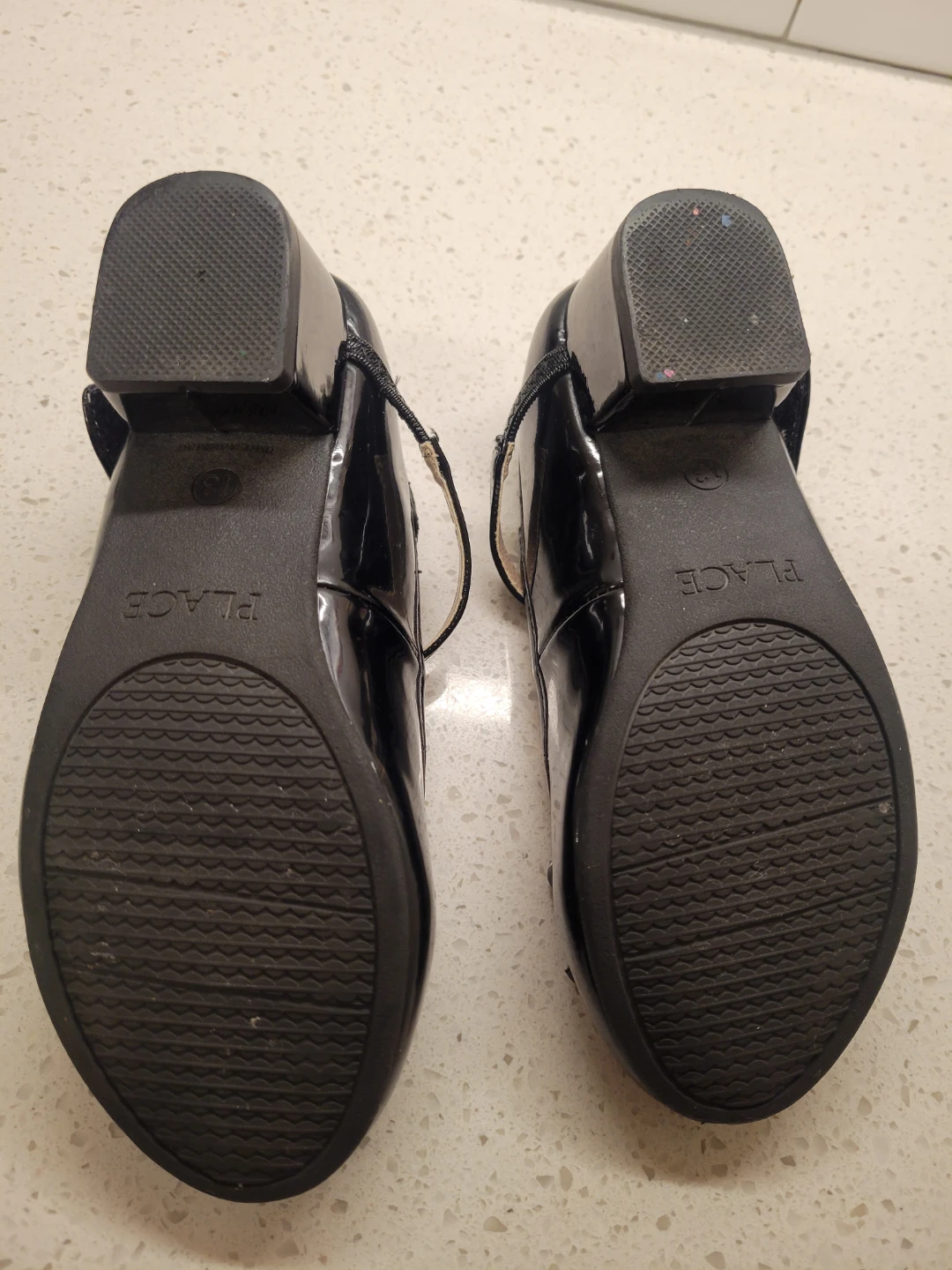 The Children's Place Black Patent Mary Jane Shoes Size 13 - photo 2