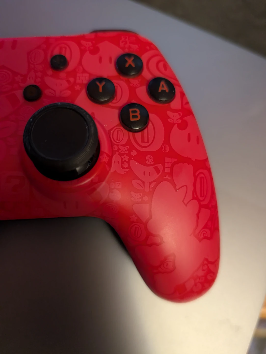 Red Super Mario Themed Switch Controller - photo 5