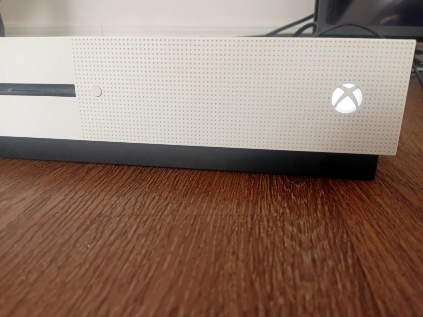 Xbox One S Console with Red Controller and Charging Dock