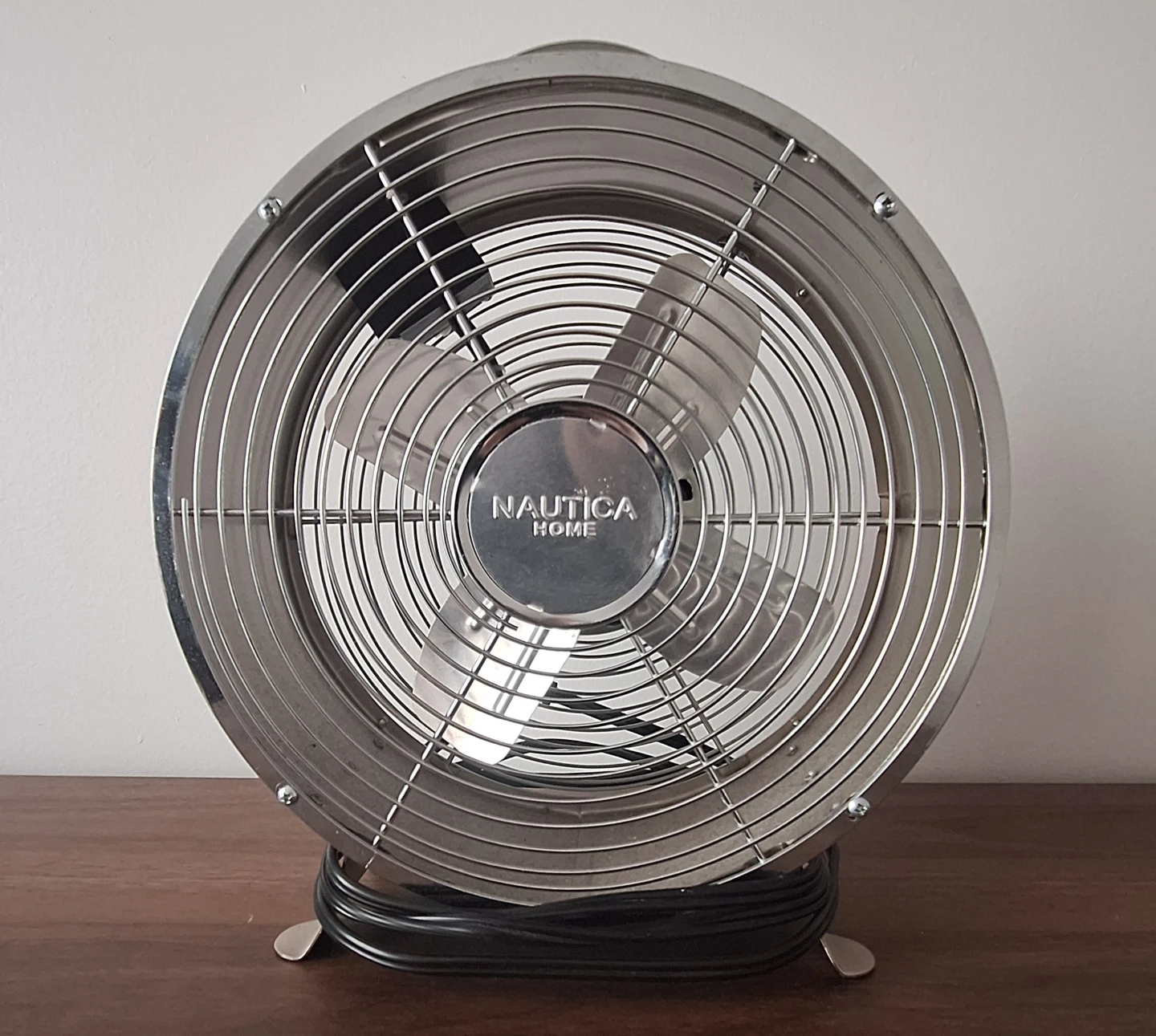 Nautica Home Metal Desk Fan