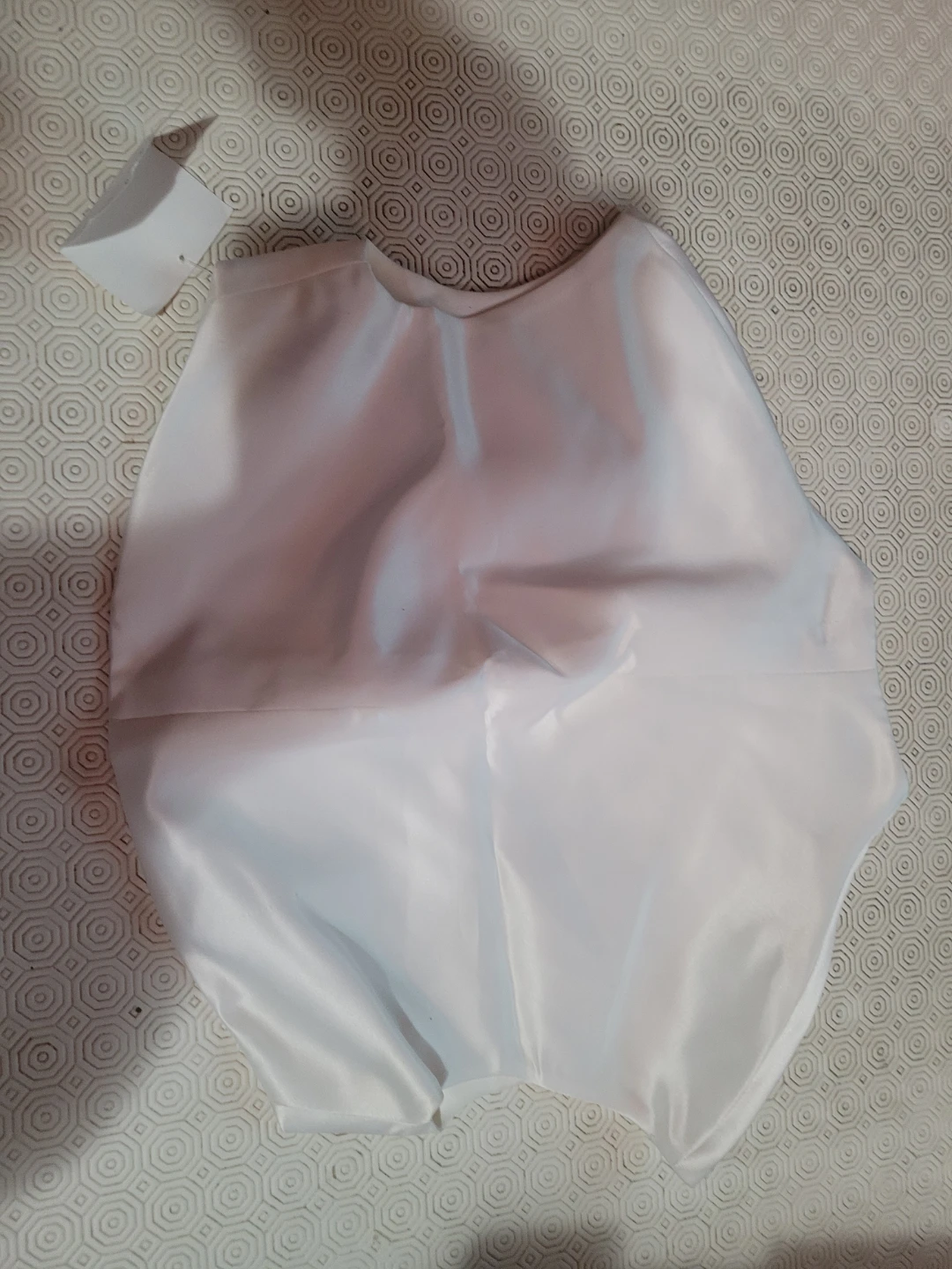 Mikaella White Satin Bridal Cape - photo 3