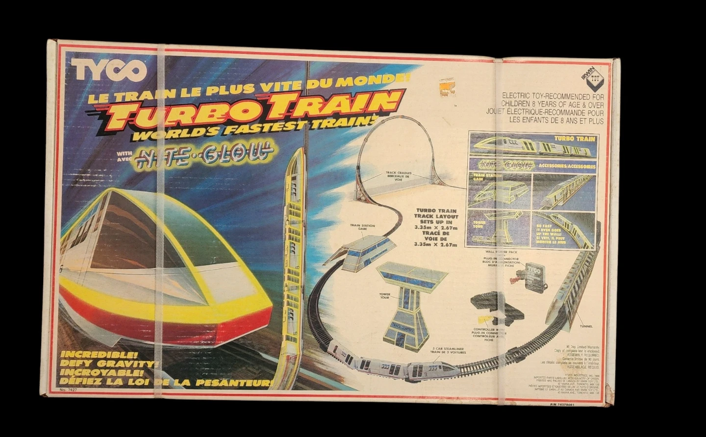 TYCO Turbo Train World's Fastest Train Set