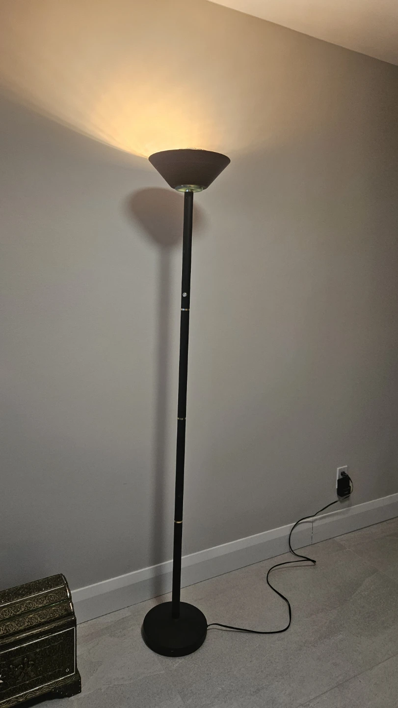 Black Floor Lamp with Adjustable Height - photo 5