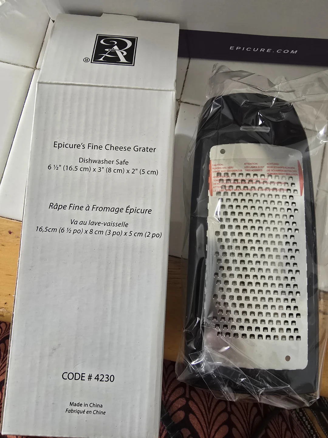 Epicure's Fine Cheese Grater