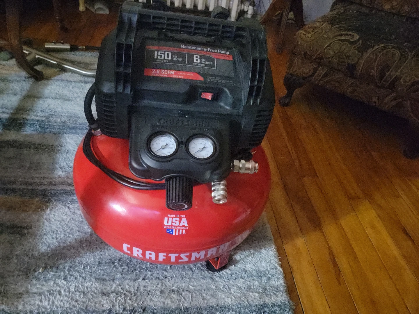 Bostitch Brad Nailer & Craftsman Air Compressor