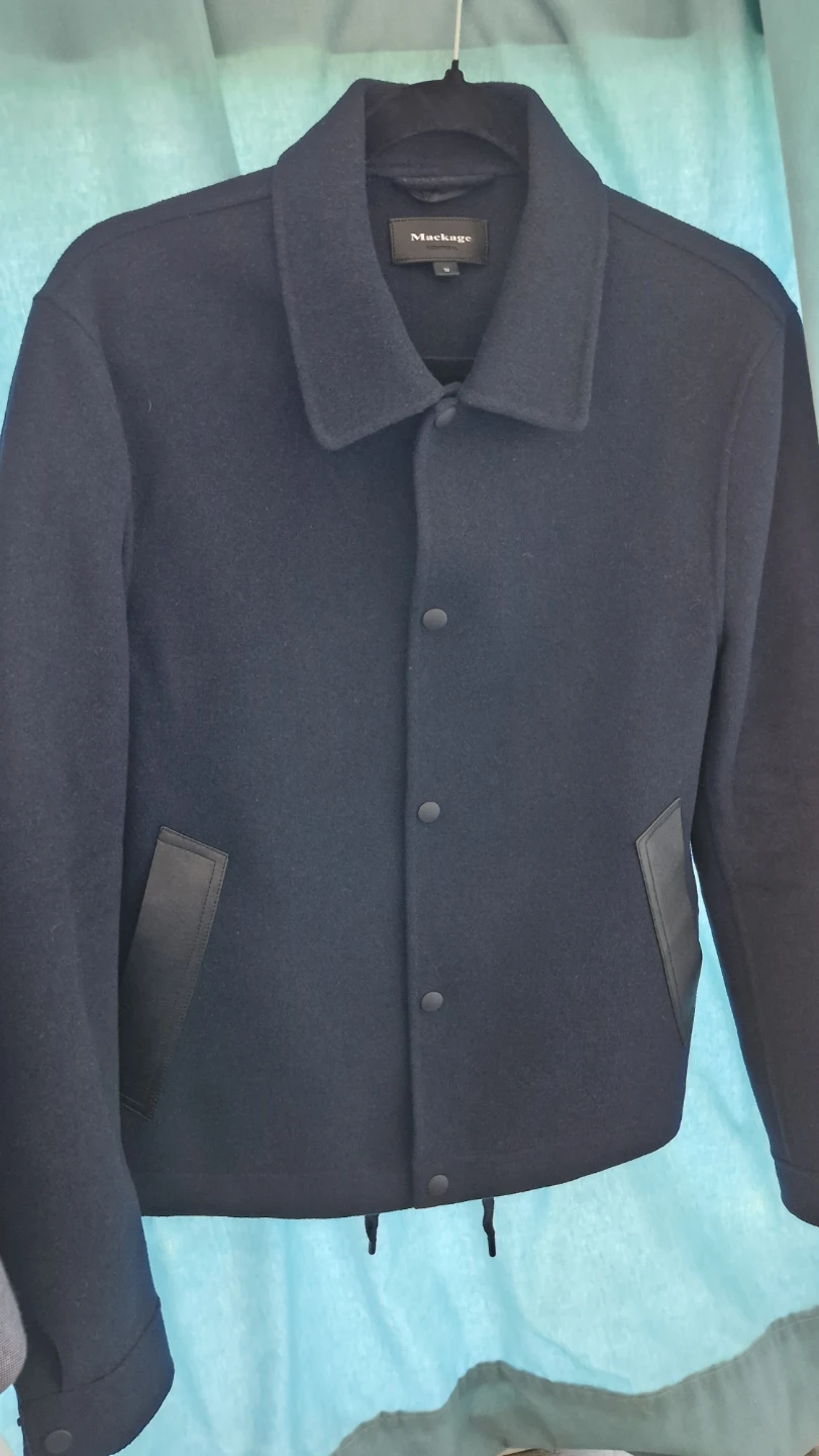 MACKAGE "EMMANUEL"Leather Patch Pocket - photo 2