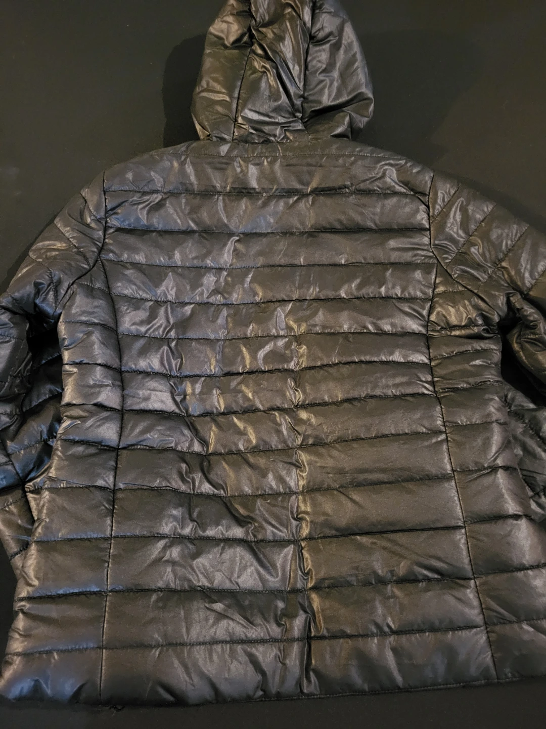 Brave Soul Puffer Jacket with Neon Zip - Size L - photo 2
