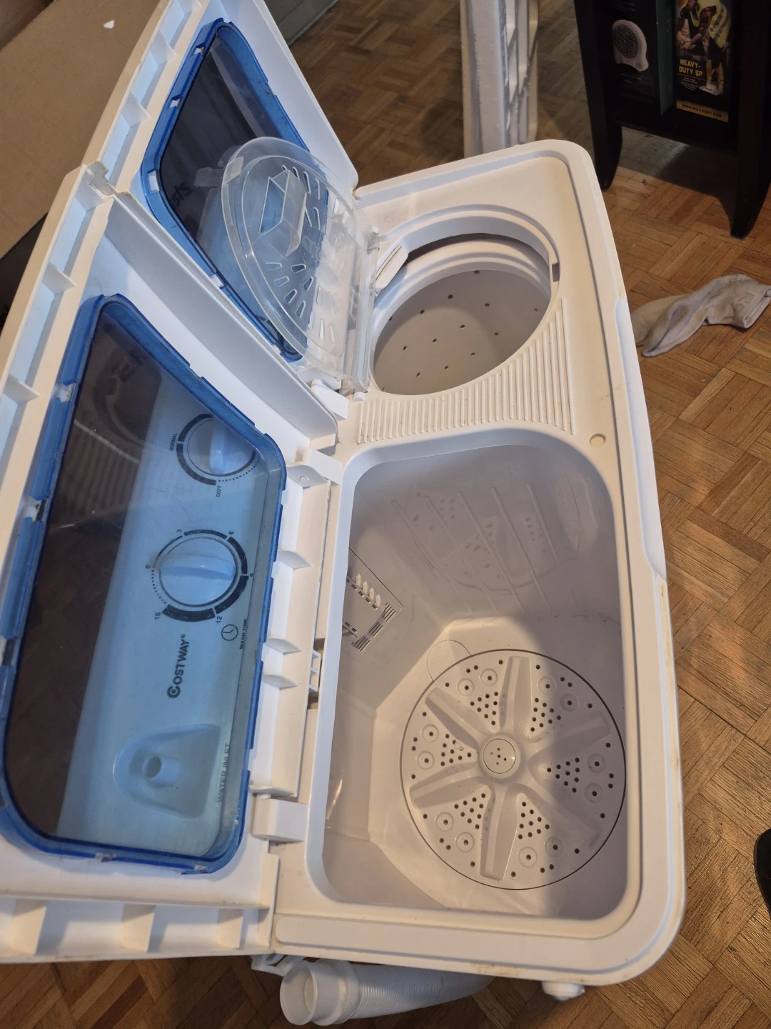 Costway Twin Tub Portable Washing Machine - photo 4