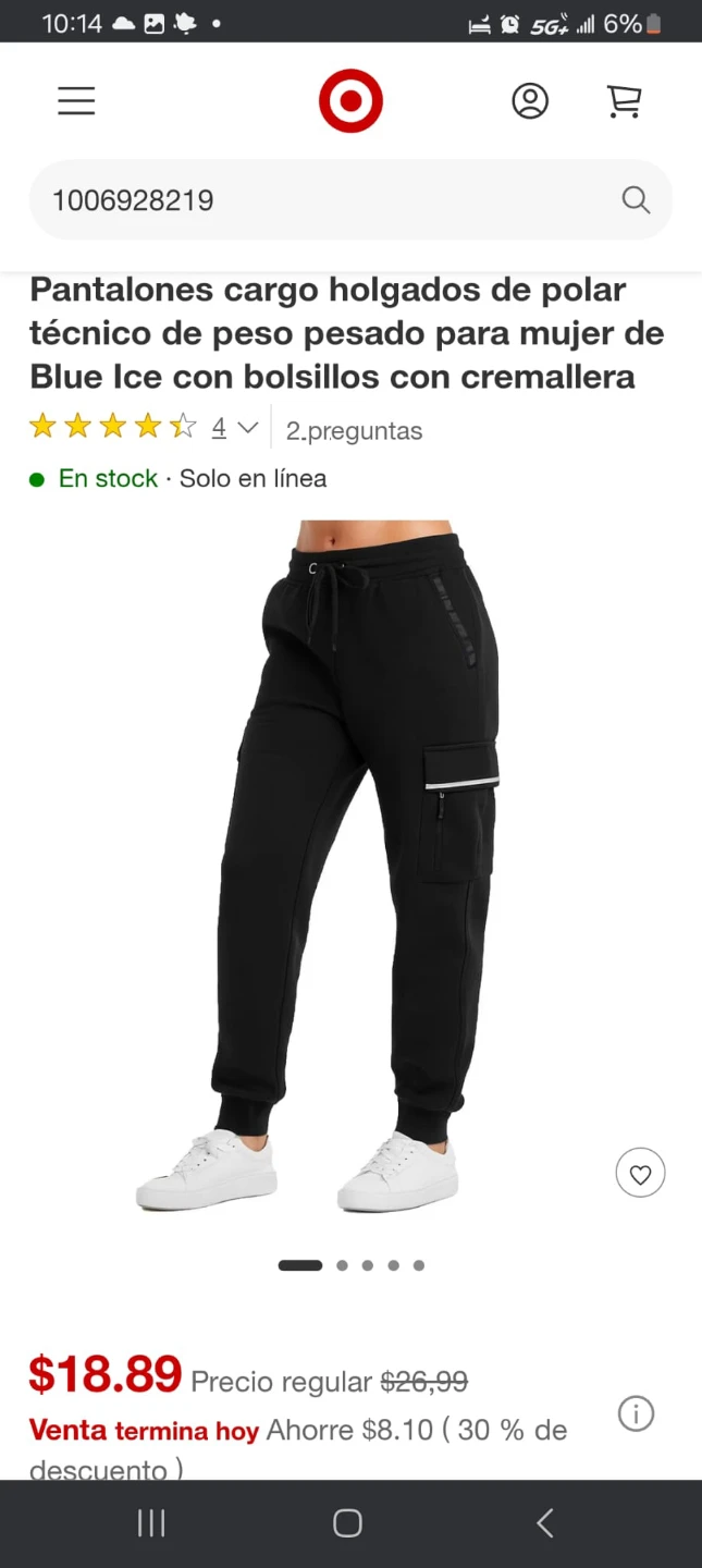 Blue Ice Women's Heavyweight Tech Fleece Cargo Pants