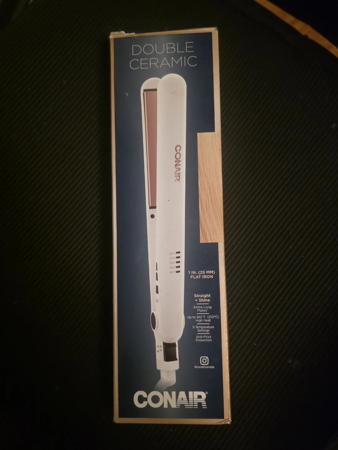 Conair Double Ceramic 1-inch Flat Iron