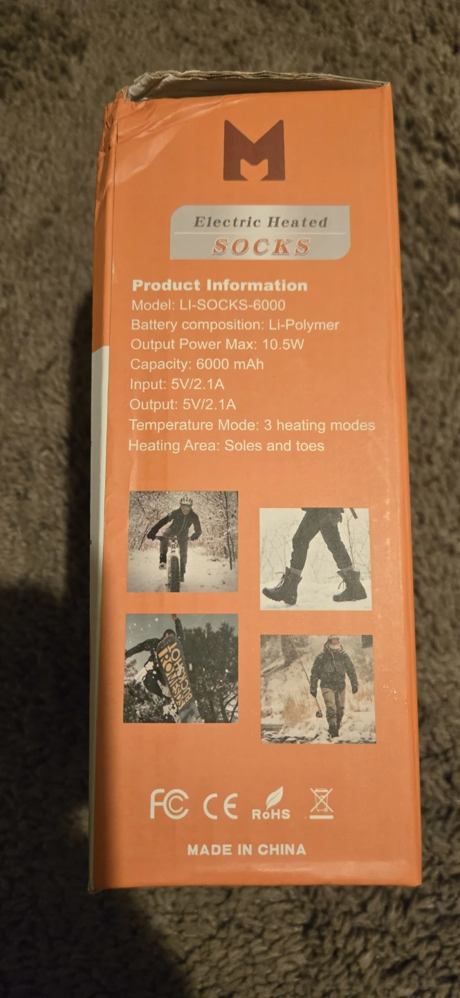 Rechargeable Electric Heated Socks - photo 2