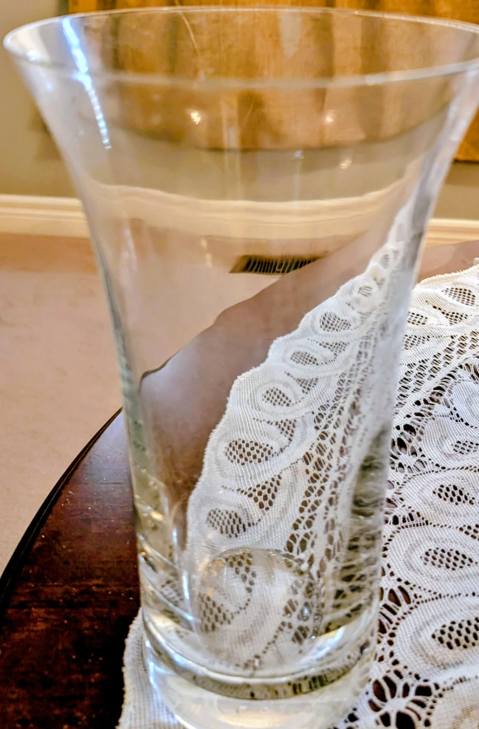 Clear Glass Vase