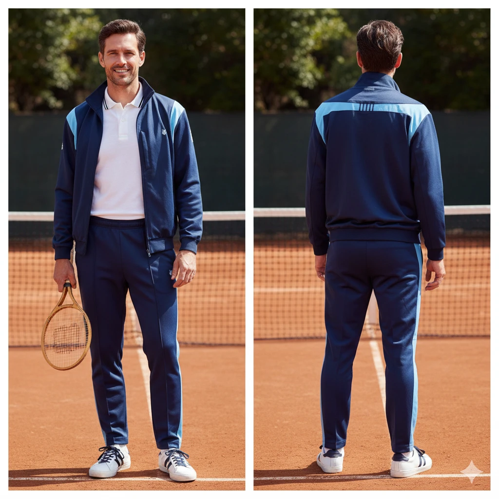 🏆 BNWTT ​K-Swiss Heritage Track Jacket Warm-Up Size L​ - photo 4