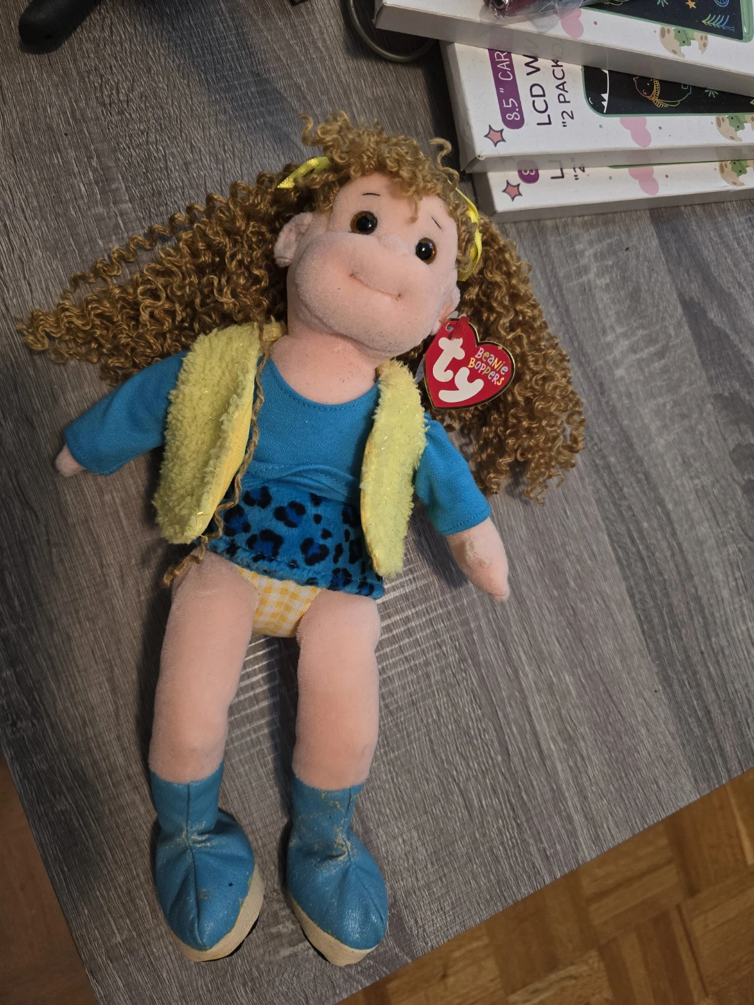 TY Teenie Beanie Boppers Pretty Patti Plush Doll 2001  12 Inches - photo 2