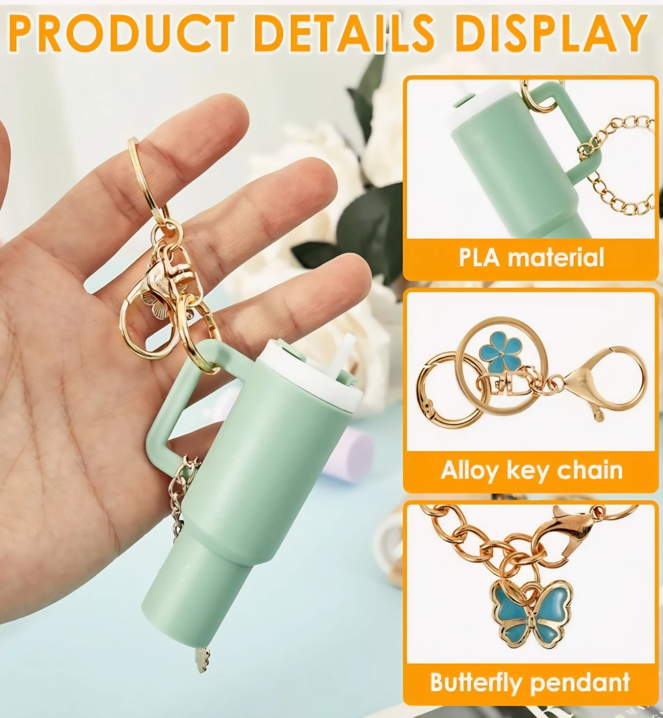 Mini Tumbler Keychains - photo 4