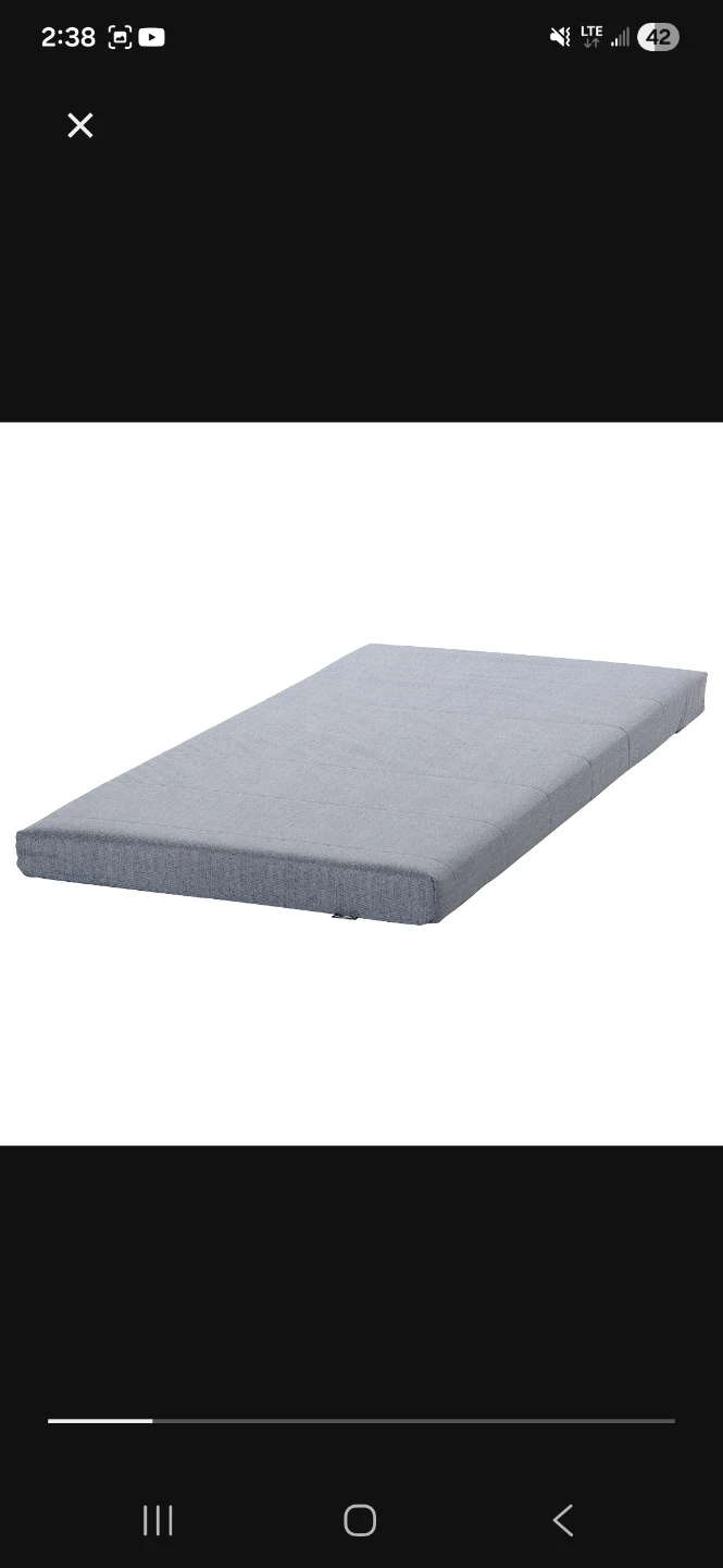 IKEA twin Bed Frame and Mattress - photo 3