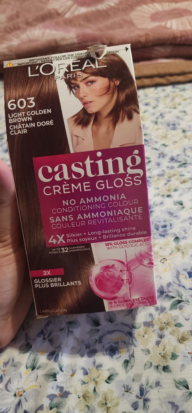 L'Oréal Paris Casting Crème Gloss 603 Light Golden Brown Colour
