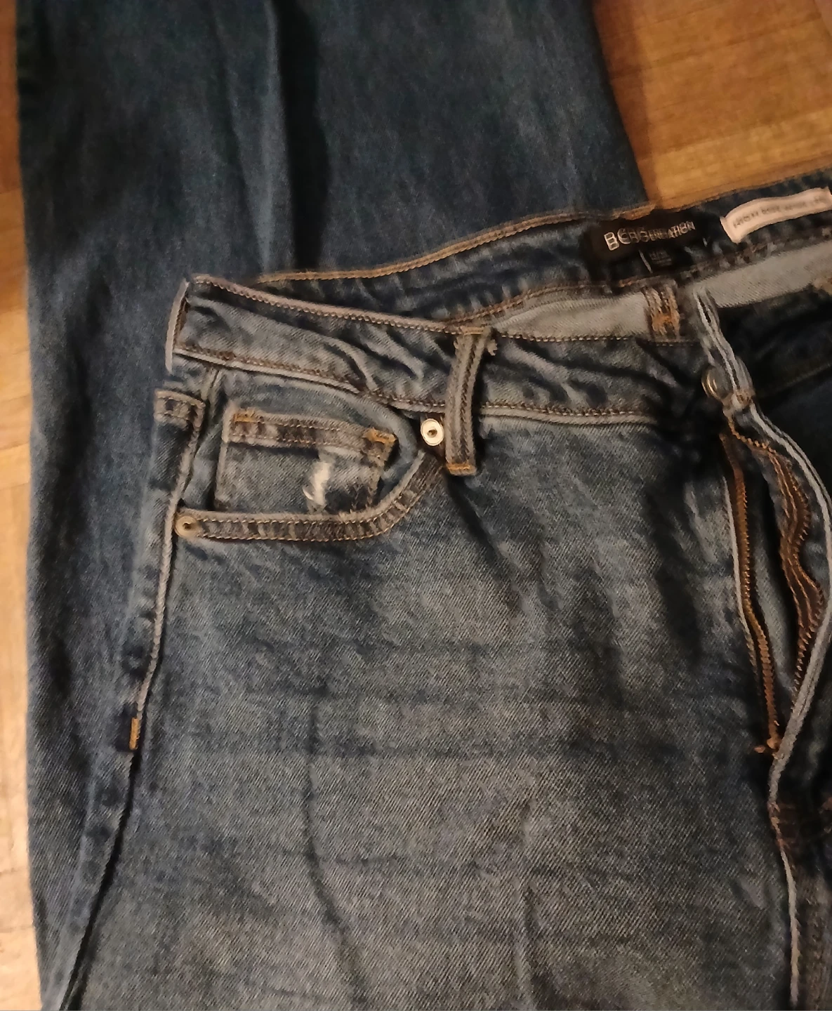 BCBGGeneration High Rise Wide Leg Jeans - Size 12 - photo 5