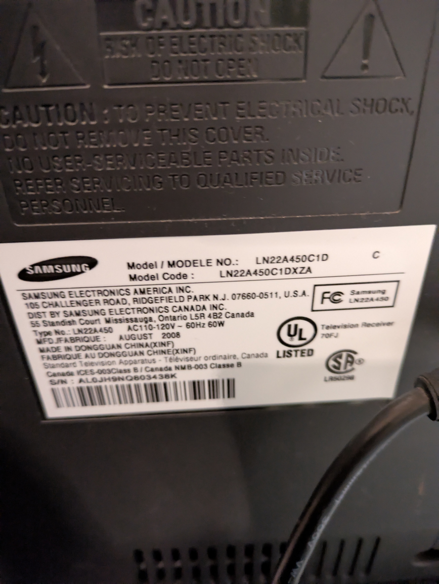 🏆 Samsung 22 inch LCD  TV - photo 3