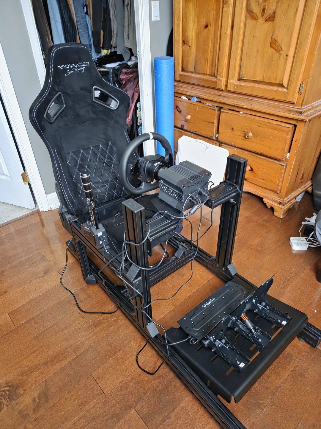 Moza r12 racing set up