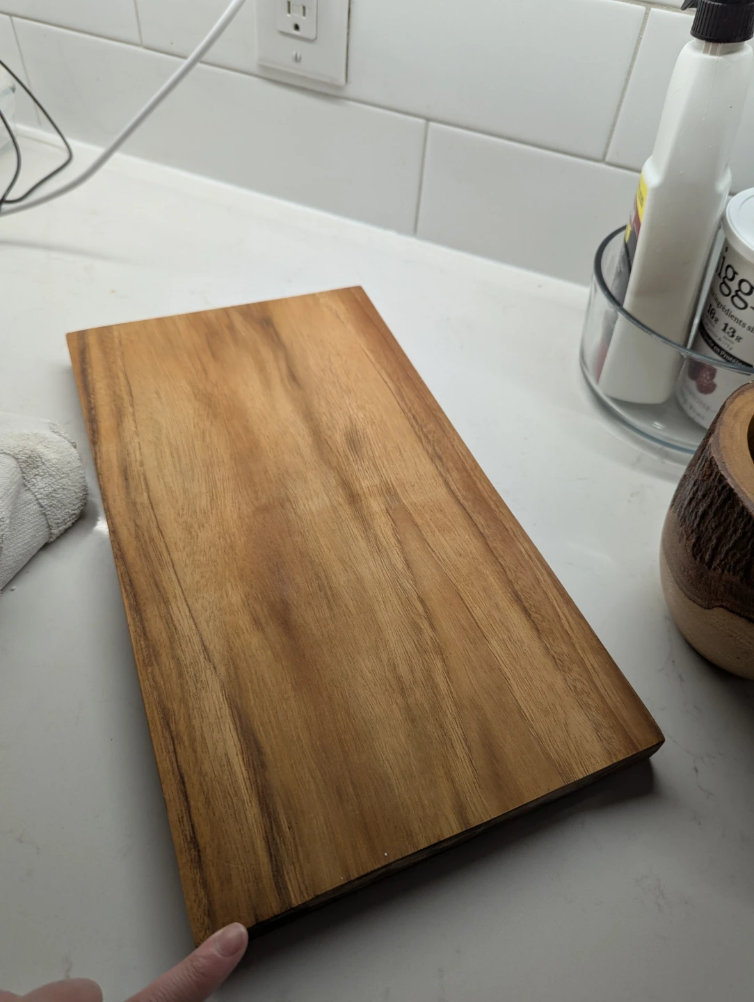 🏆Teak Mortar and Pestle Set with Spoon and Cutting Board - photo 2