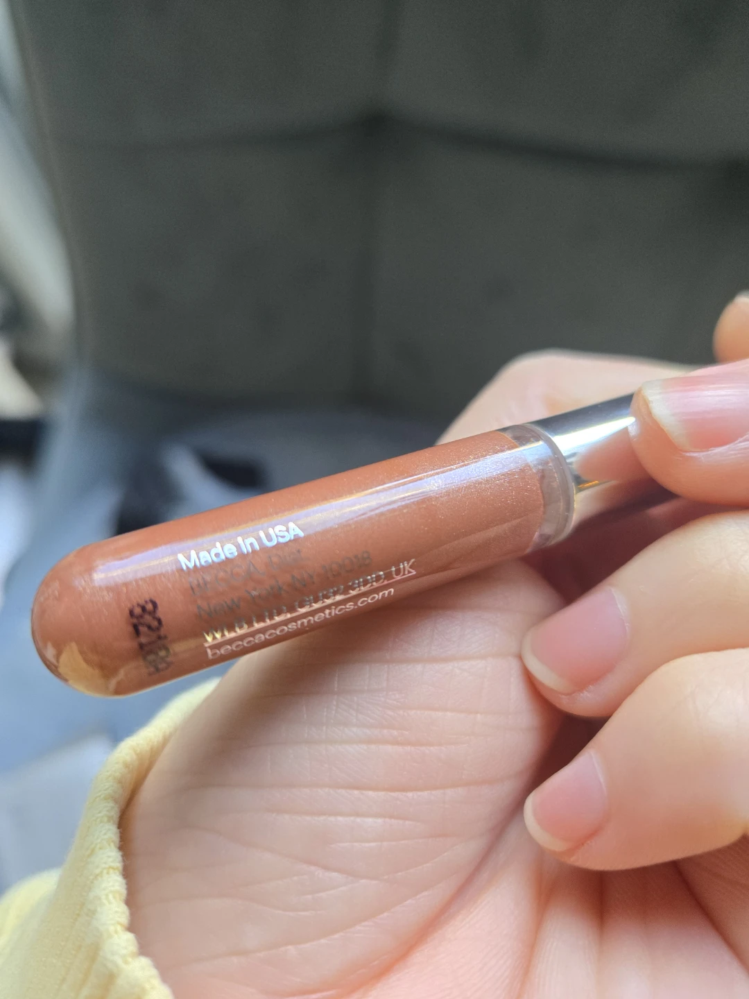 BECCA Glow Gloss Rose Gold + MAC glitter eyeshadow - photo 4