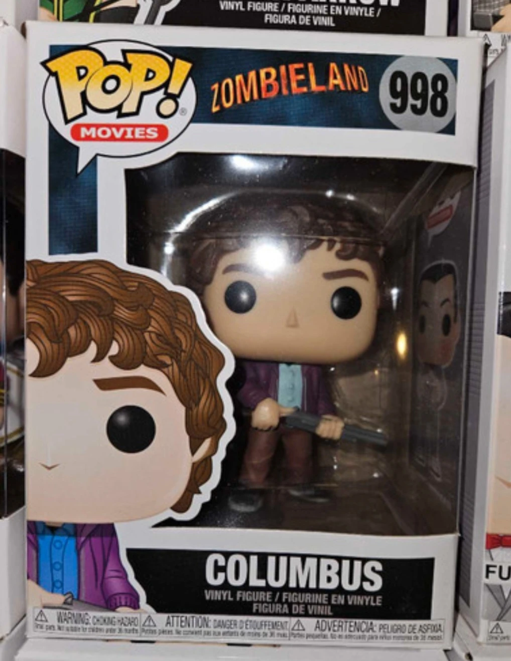 Funko Pop! Zombieland Columbus Vinyl Figure #998