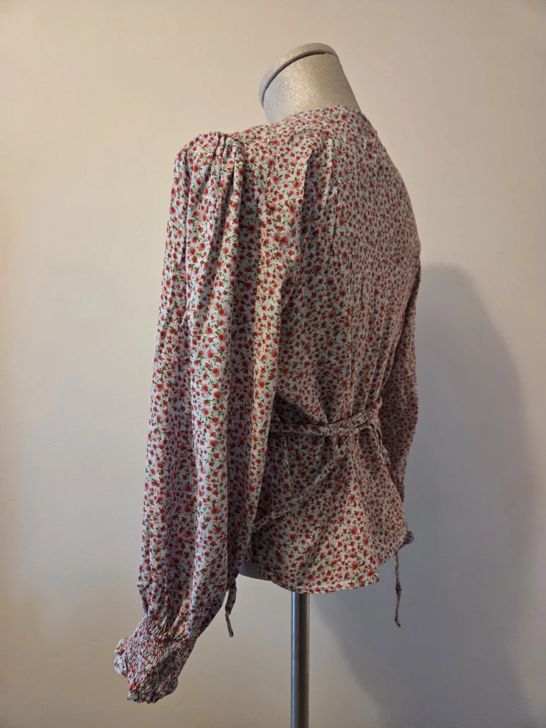 ZARA Floral Wrap Top Size S - photo 2