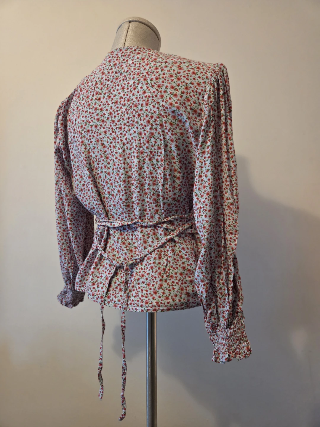 ZARA Floral Wrap Top Size S - photo 3
