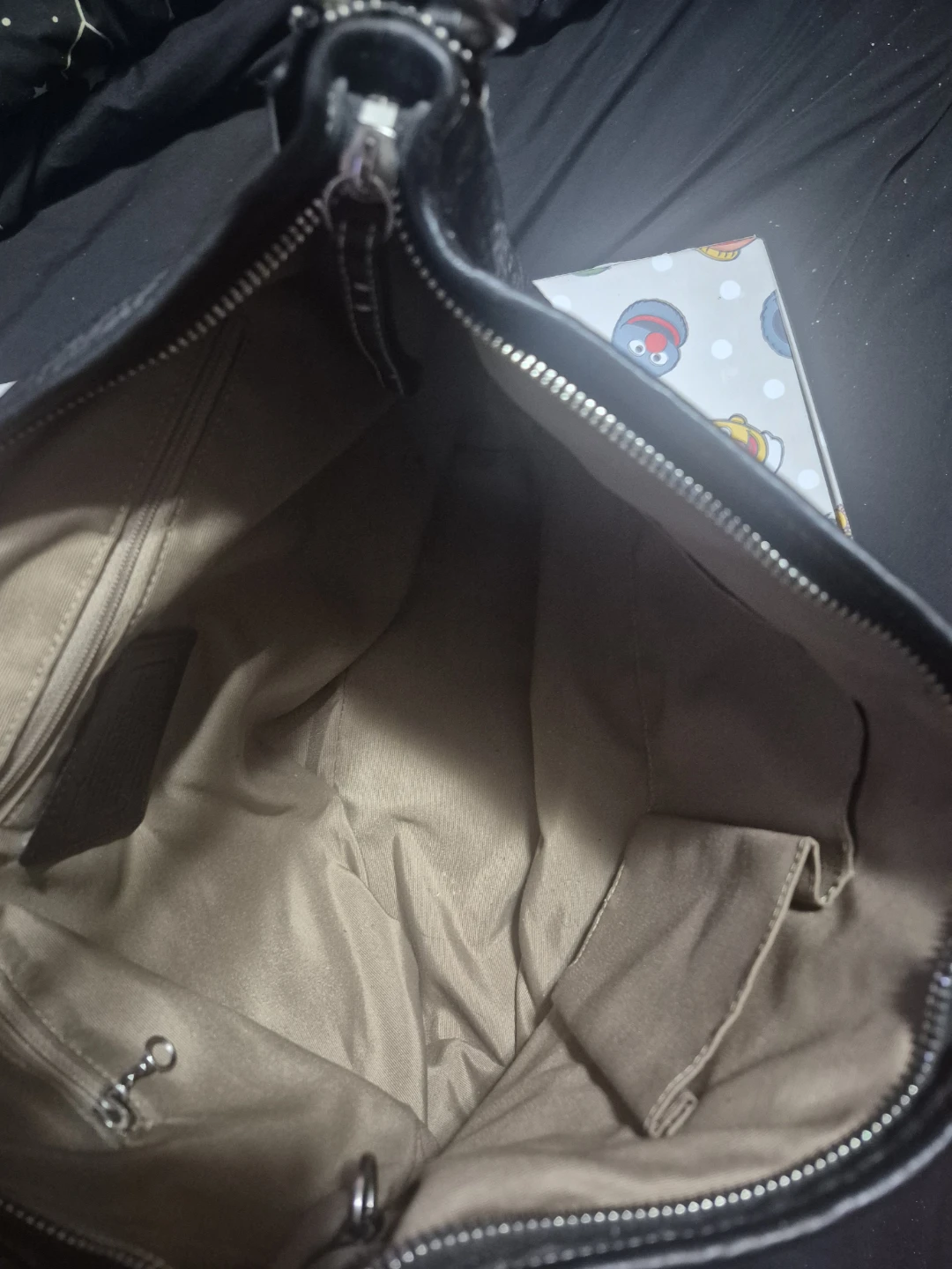 Coach Black Leather Hobo Shoulder Bag - photo 4
