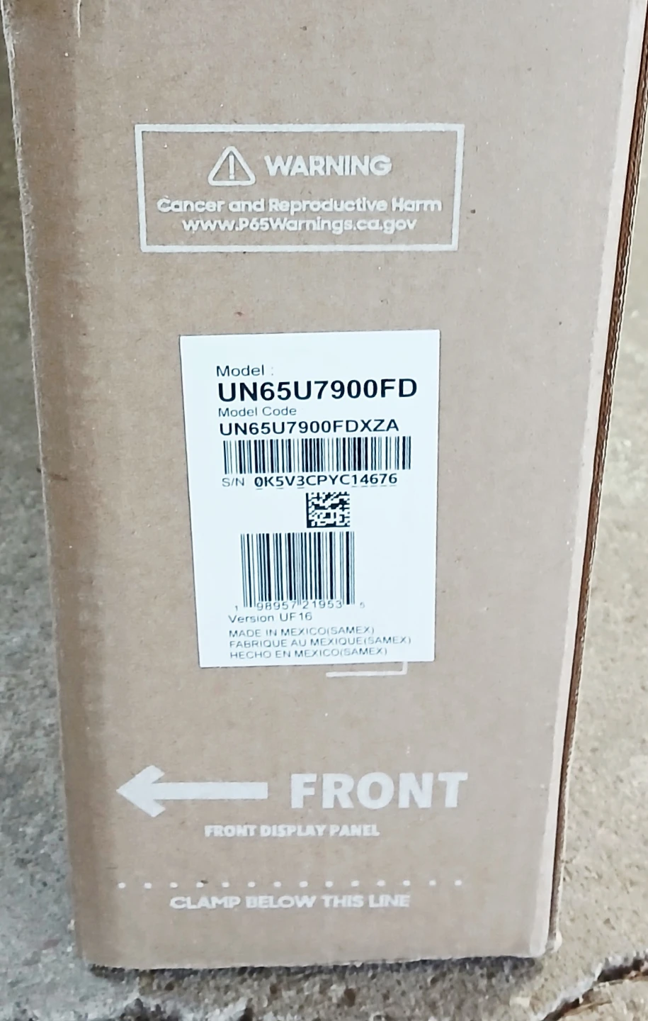 Samsung Crystal UHD U7900FD 65" TV *NEW* - photo 3