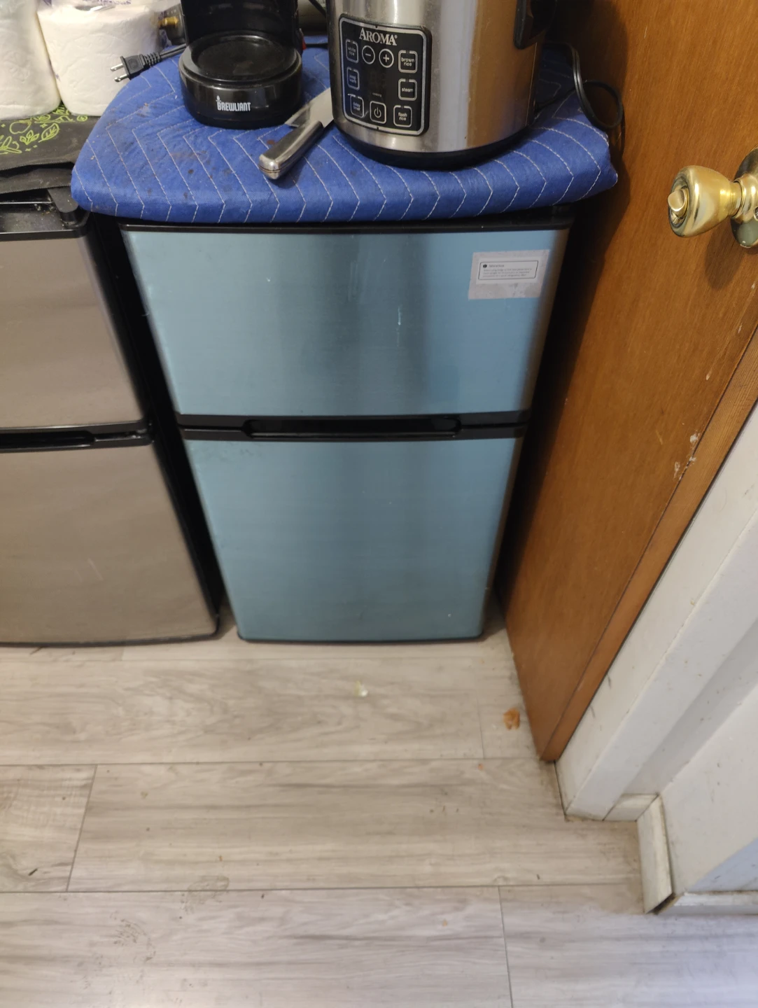 Compact Mini Fridge - Silver