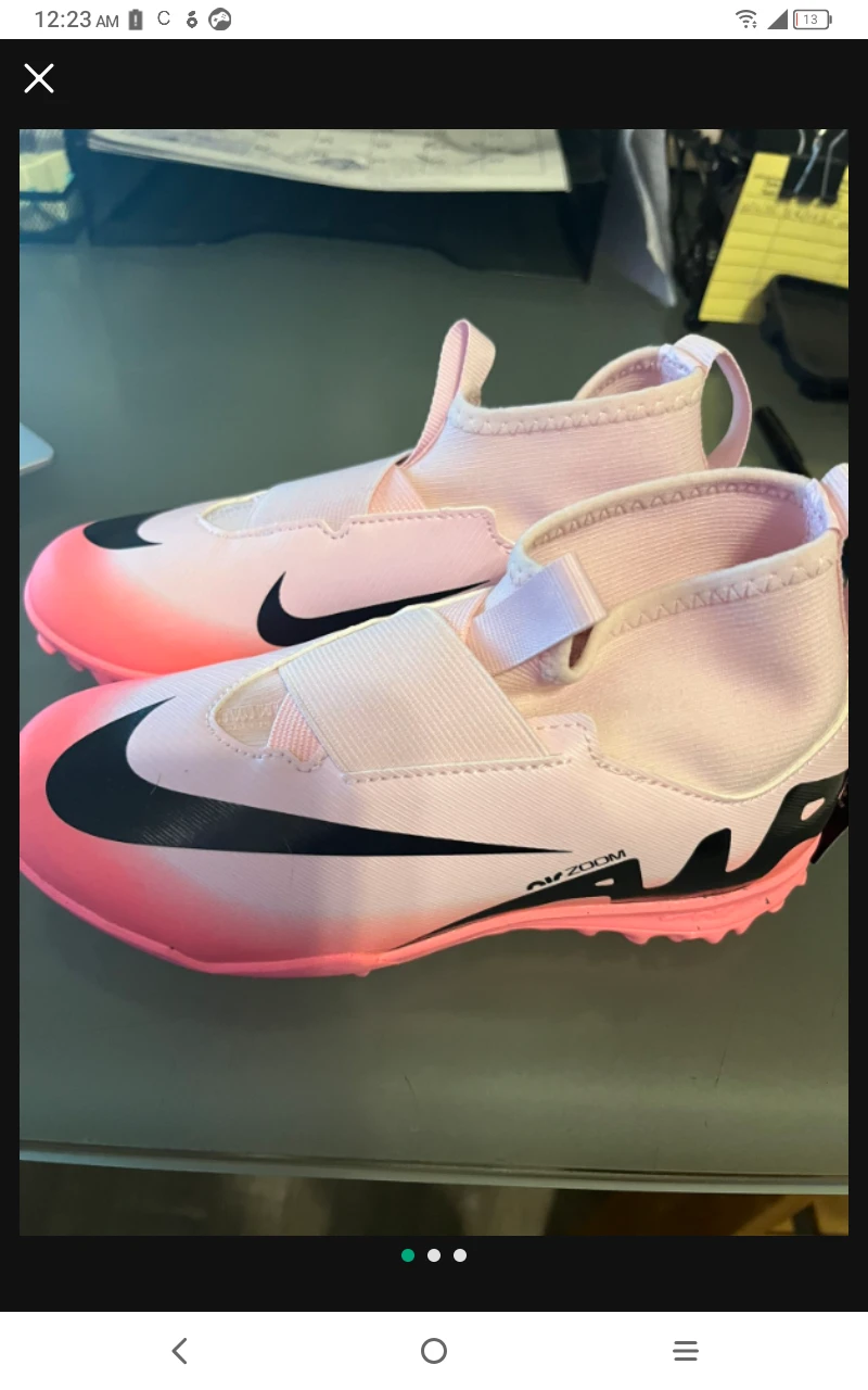 Nike Zoom Pink Track kids girls shoe