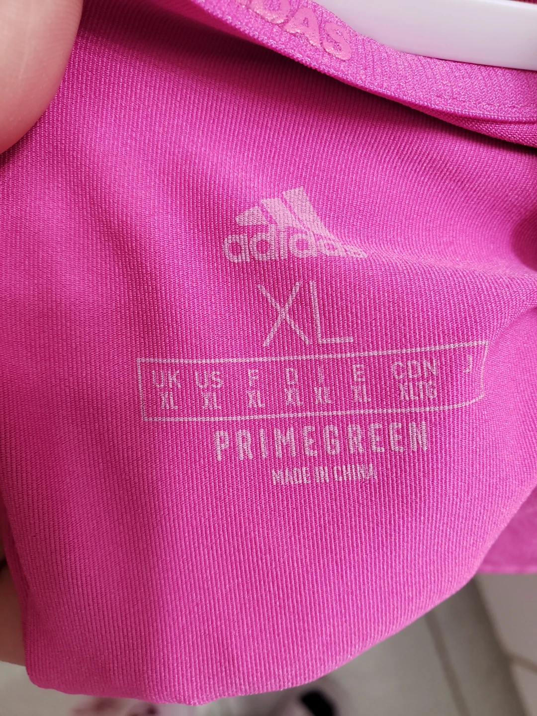 Adidas Women's Pink Primegreen Polo Shirt XL - photo 3