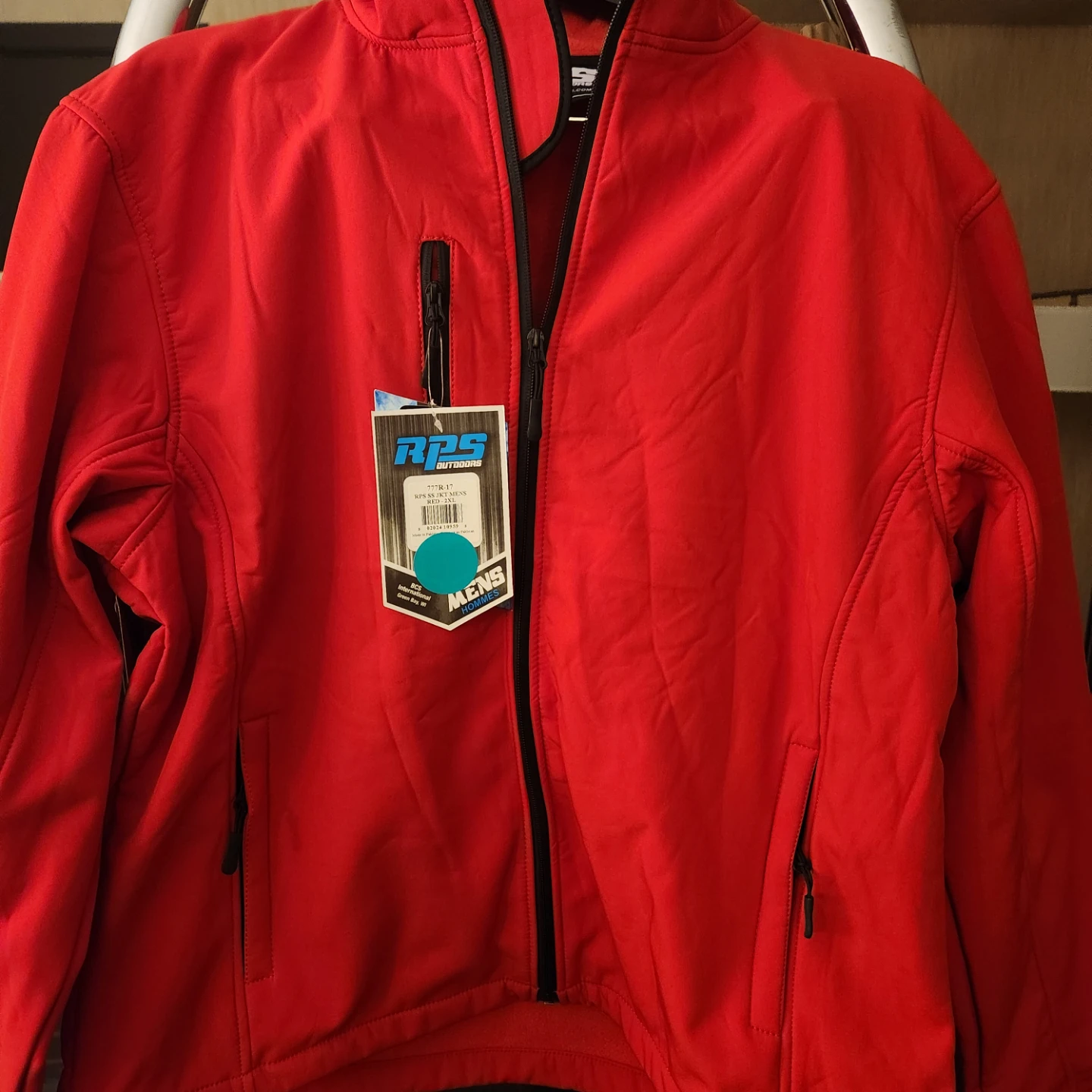 RPS Outdoors Men's Red Softshell Jacket - 2XL